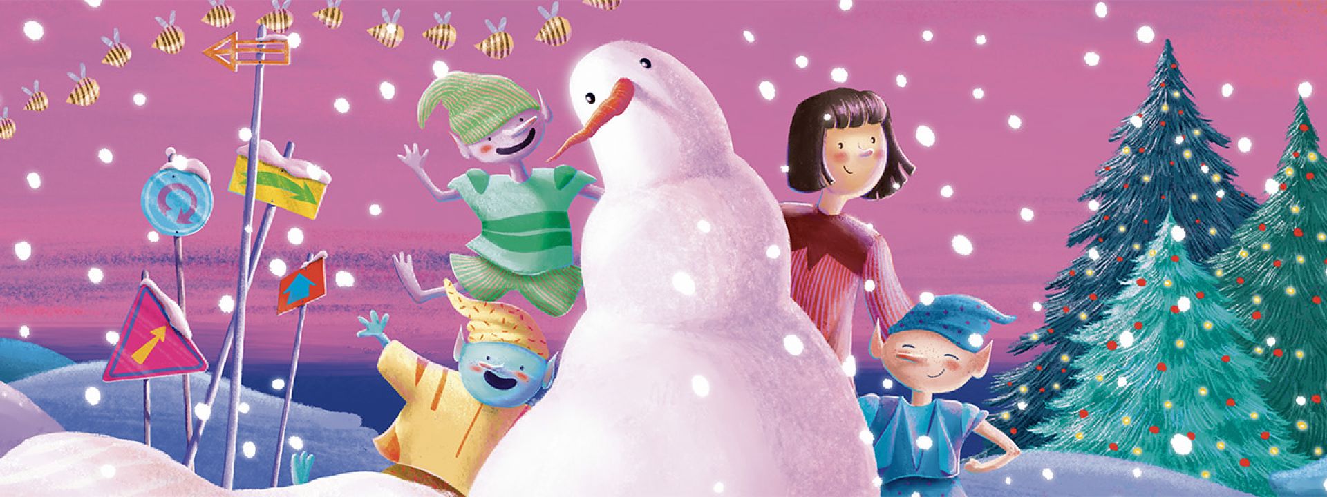 Christmas Stories at the Lighthouse: It is snowing pink snow - Εικόνα