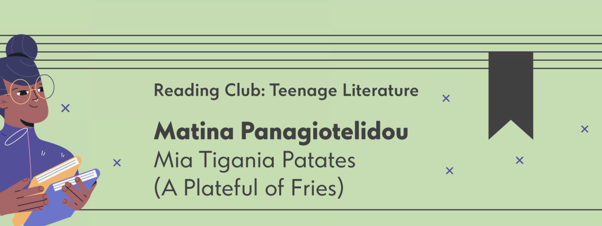 Reading Club: Teenage Literature | Mia Tigania Patates - Εικόνα