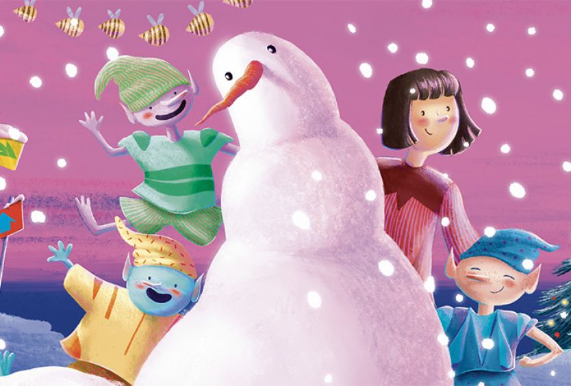 Christmas Stories at the Lighthouse: It is snowing pink snow - Εικόνα