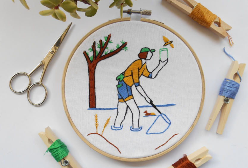 Creative Embroidery: Eminent personalities - April - Εικόνα