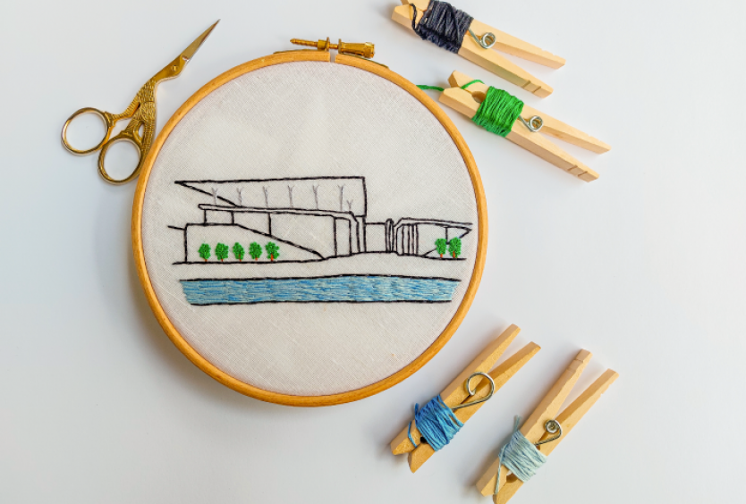 Creative Embroidery Workshop: Snapshots from the SNFCC - Εικόνα