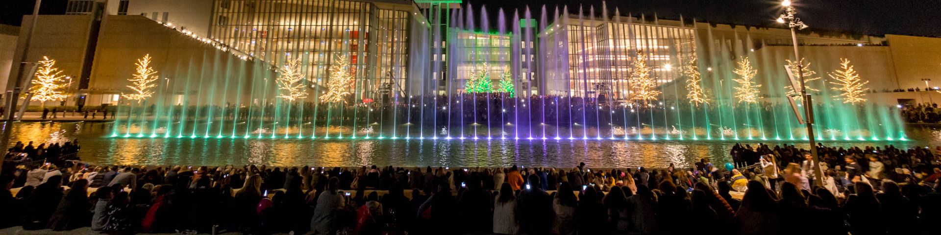 Photo of the Dancing Fountains at the SNFCC Canal